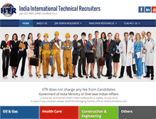 Tablet Screenshot of hireindians.com